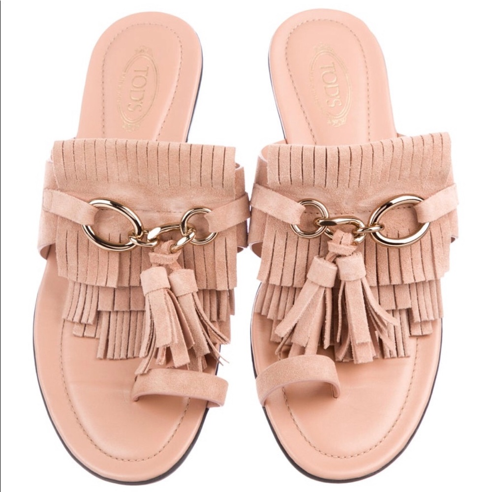 Tod’s Embellished Slides